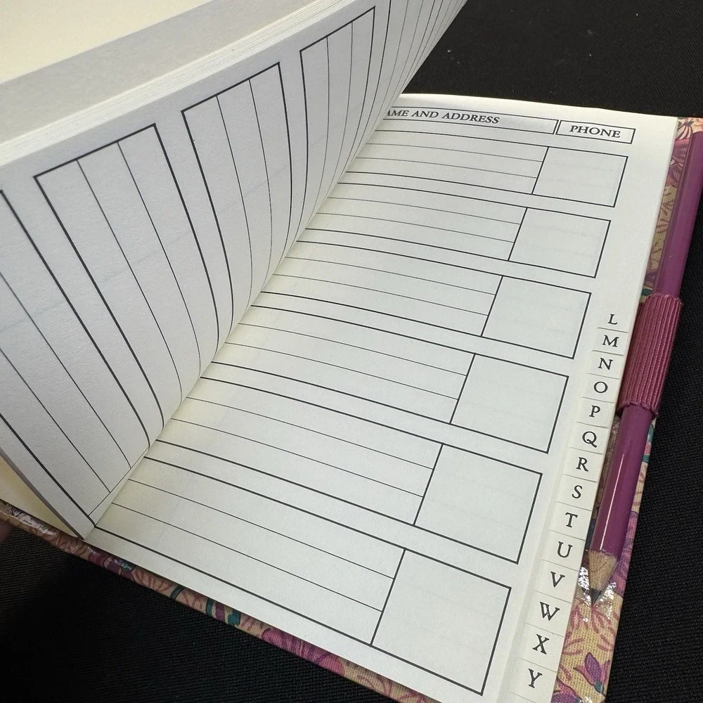 Vintage Avon French Aster Address Book 1986‎ NEW